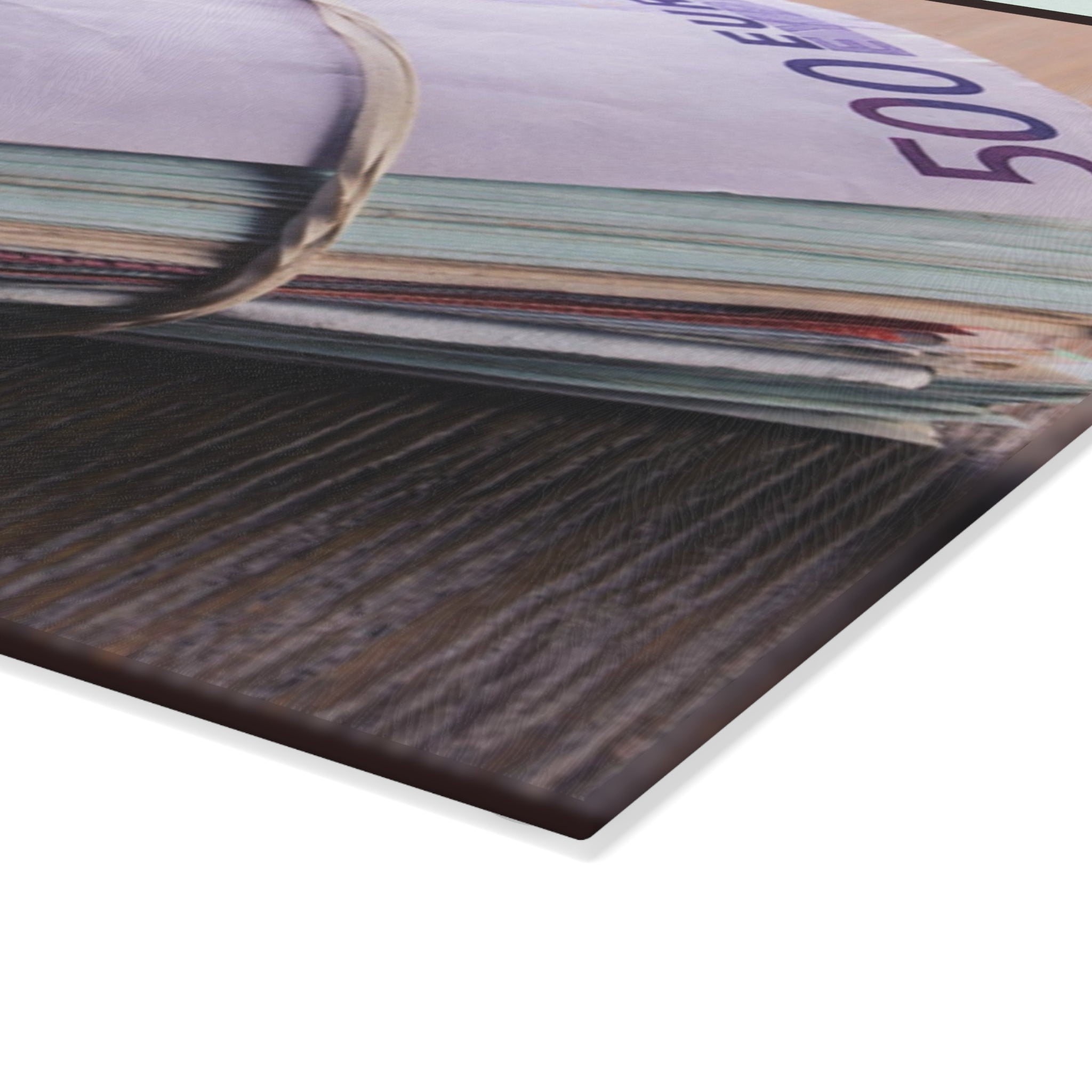 Stacked Euro Banknotes Glass Cutting Board | Money Photo Kitchen Decor