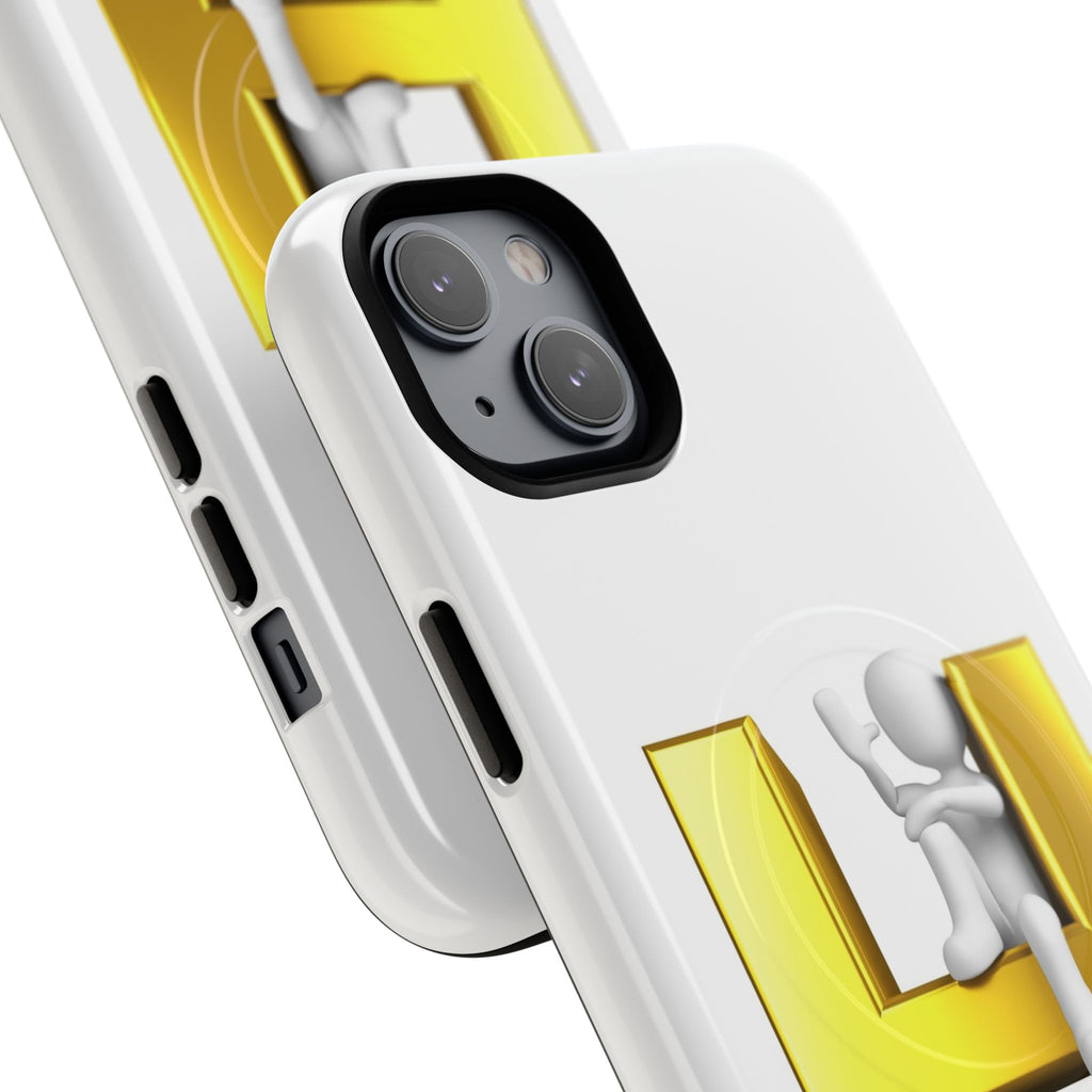 Gold Letter H Climber Phone Case | Tough Magnetic Case