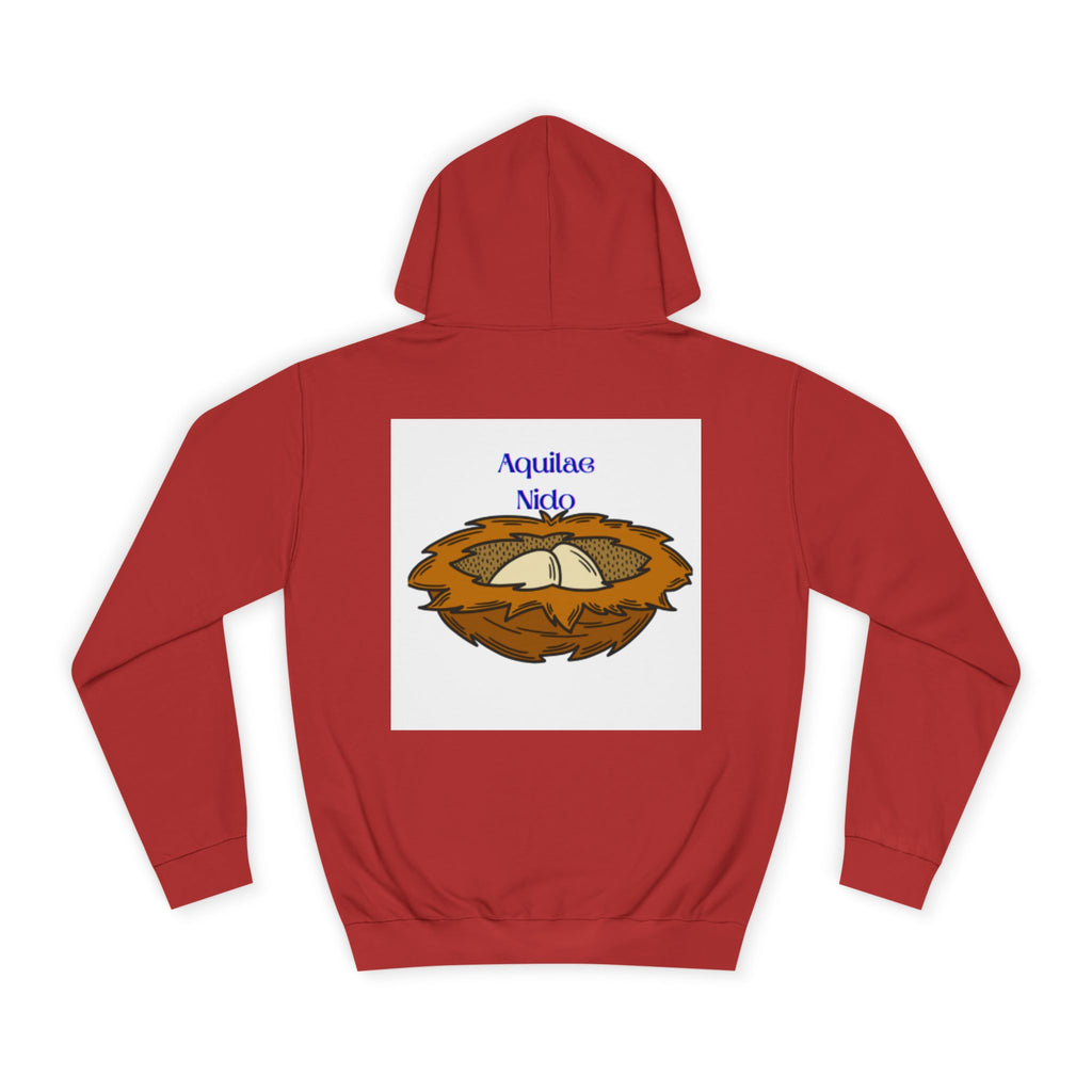 Aquilae Nido Nest Illustration Hoodie | College Crest Style