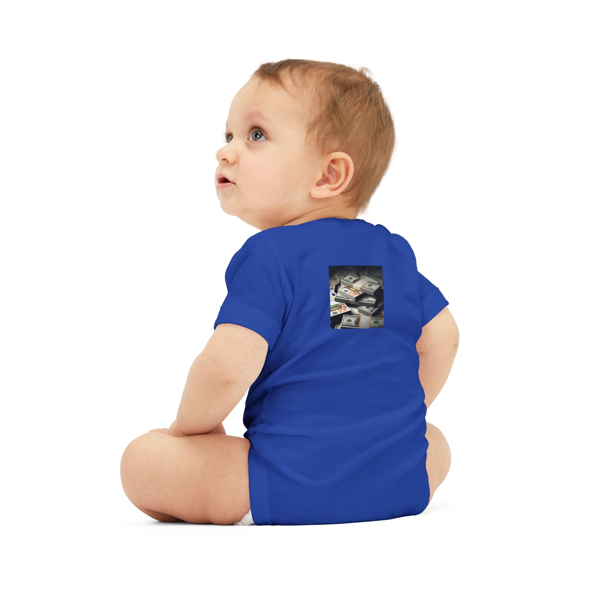 Stack Of Cash Infant Onesie | Baby Bodysuit Photography Print