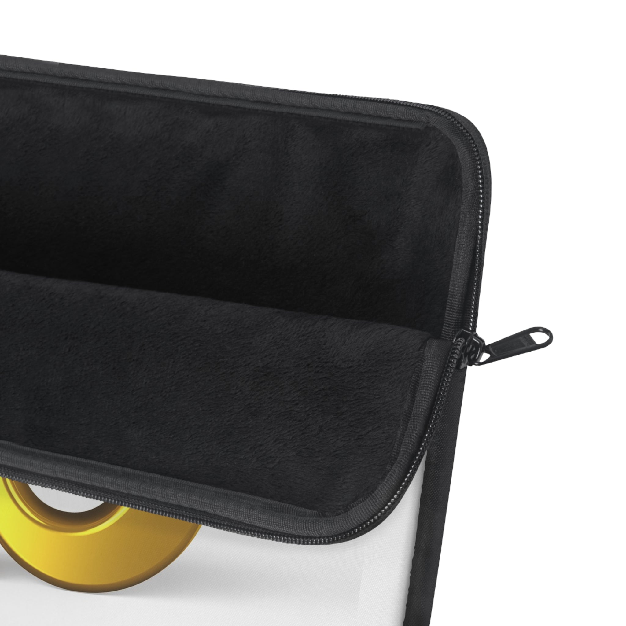 Gold Letter B Laptop Sleeve | Minimal Monogram Initial Case