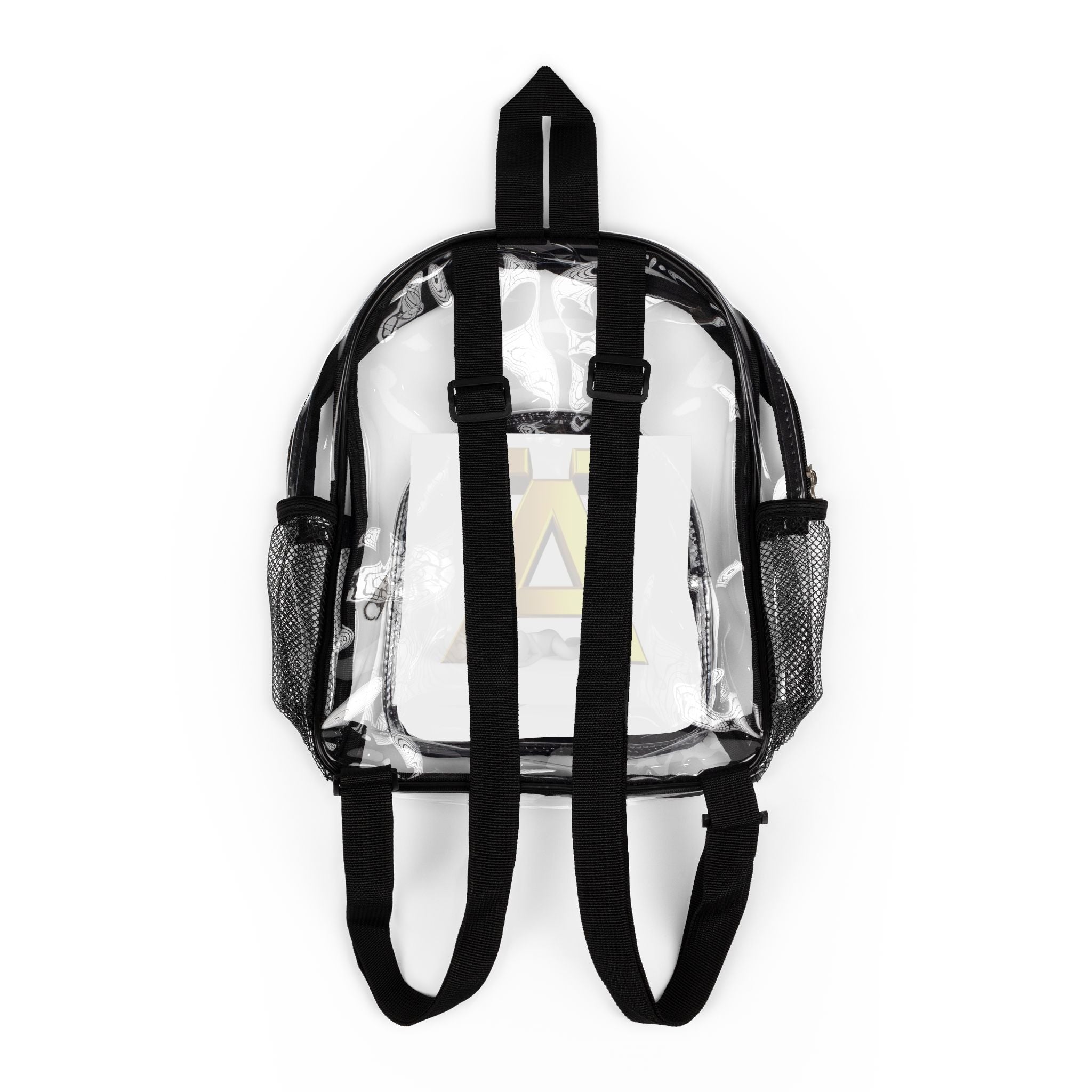 Gold Letter Ä Clear Stadium Backpack | Clear School Stadium Bag