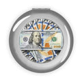 Hundred Dollar Bills Compact Mirror | Travel Makeup Mirror, Money Print
