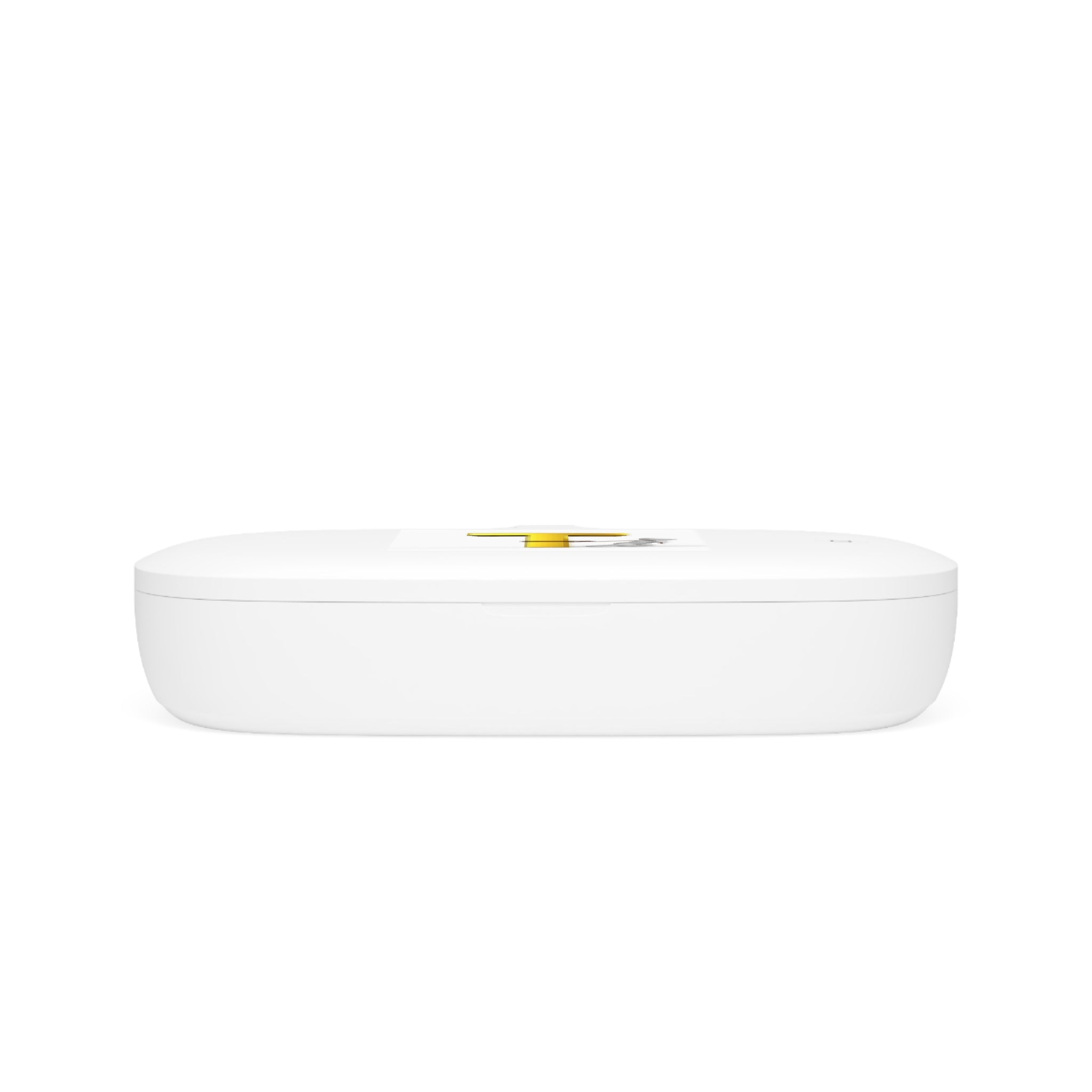 3D Figure Pushing Gold Letter T Wireless Charging Pad | UV Phone Sanitizer
