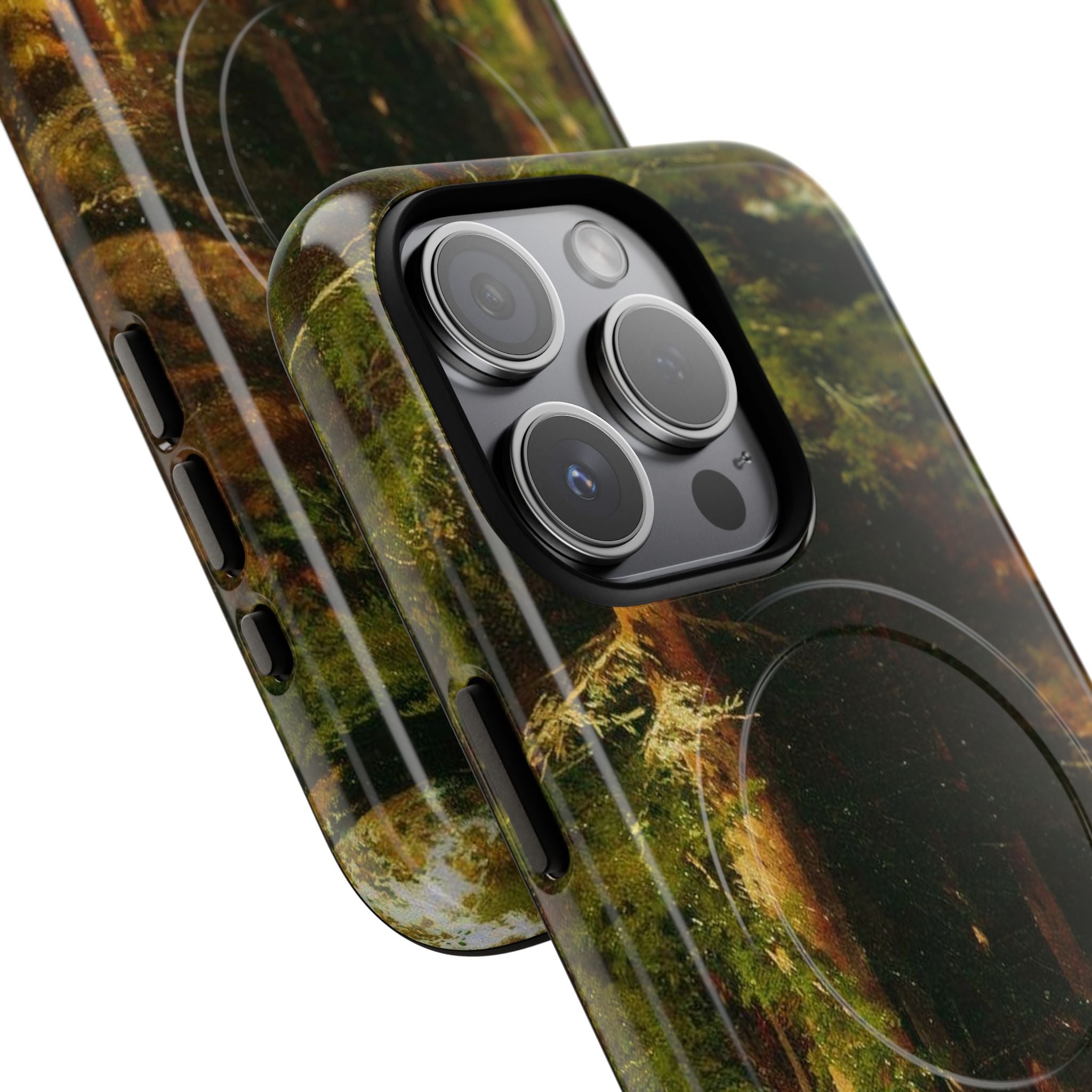 Autumn Forest Path phone case | Magnetic Tough Case, fall landscape art