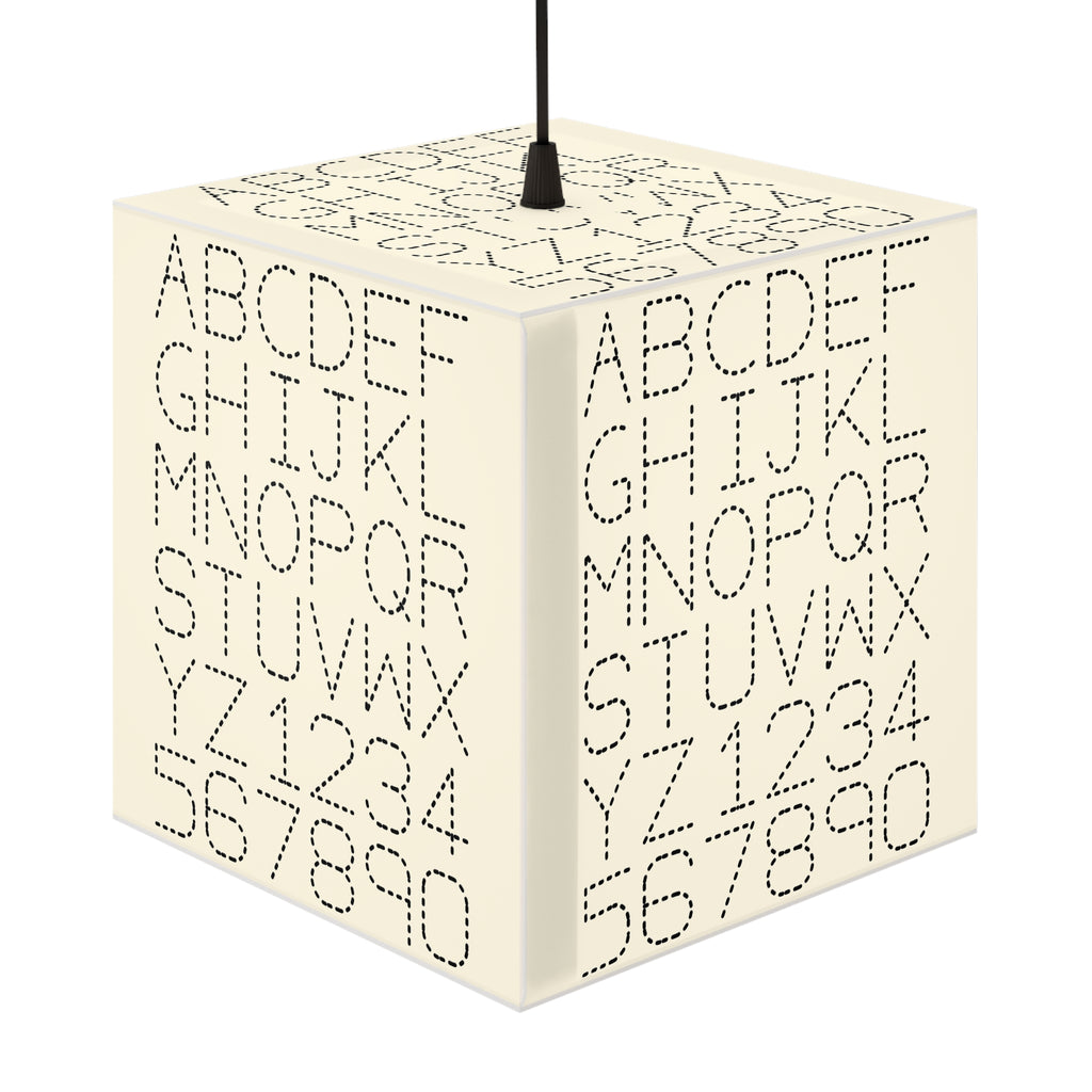 Dotted Alphabet Light Cube Lamp | ABC 123 Nursery Nightlight