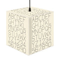 Dotted Alphabet Light Cube Lamp | ABC 123 Nursery Nightlight