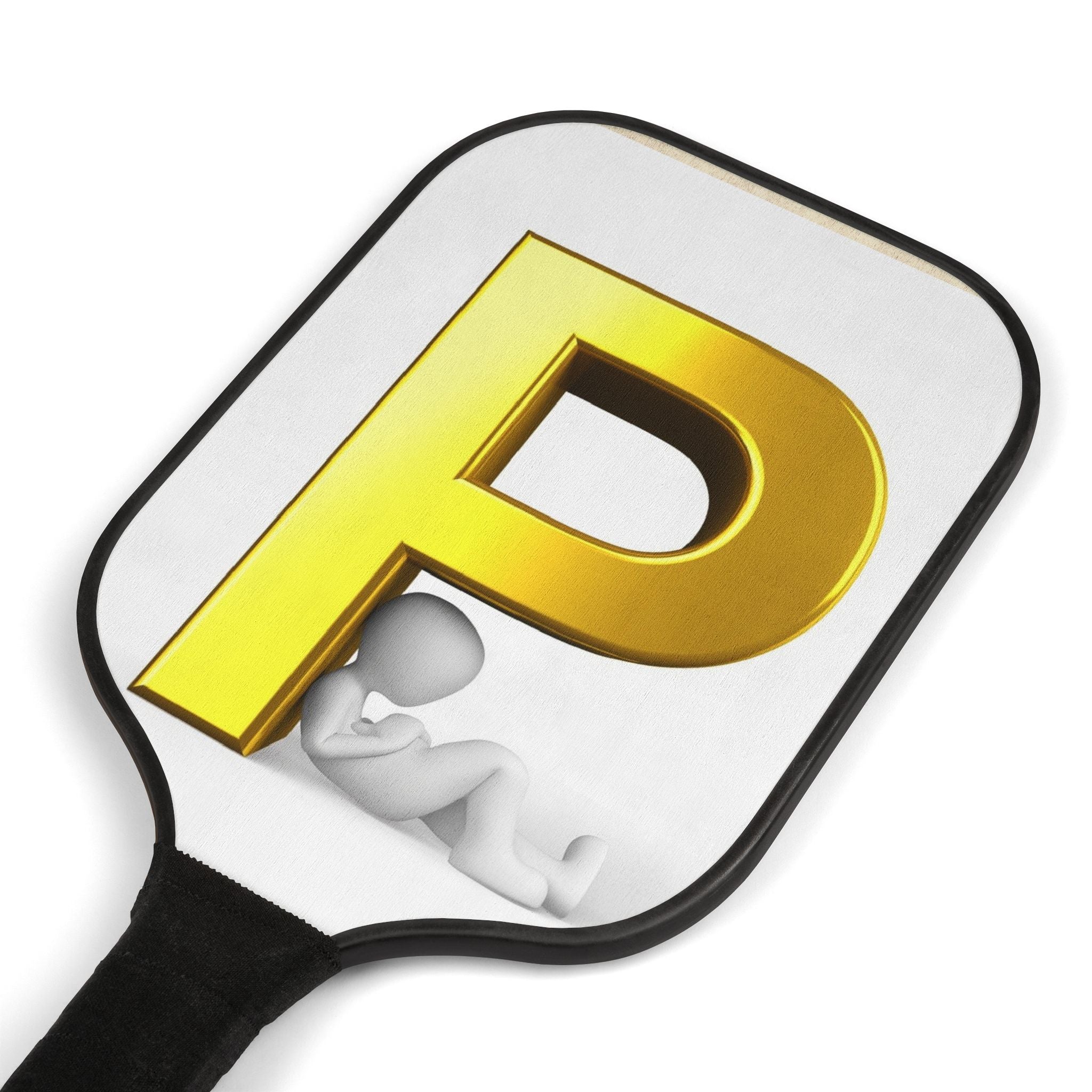 Gold Letter P Pickleball Kit paddle set | Pickleball Kit