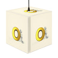 Golden Letter O Illustration Light Cube Lamp | Minimal Modern Nightlight