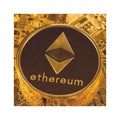 Ethereum Coin Car Magnet | Crypto Emblem Magnetic Decal