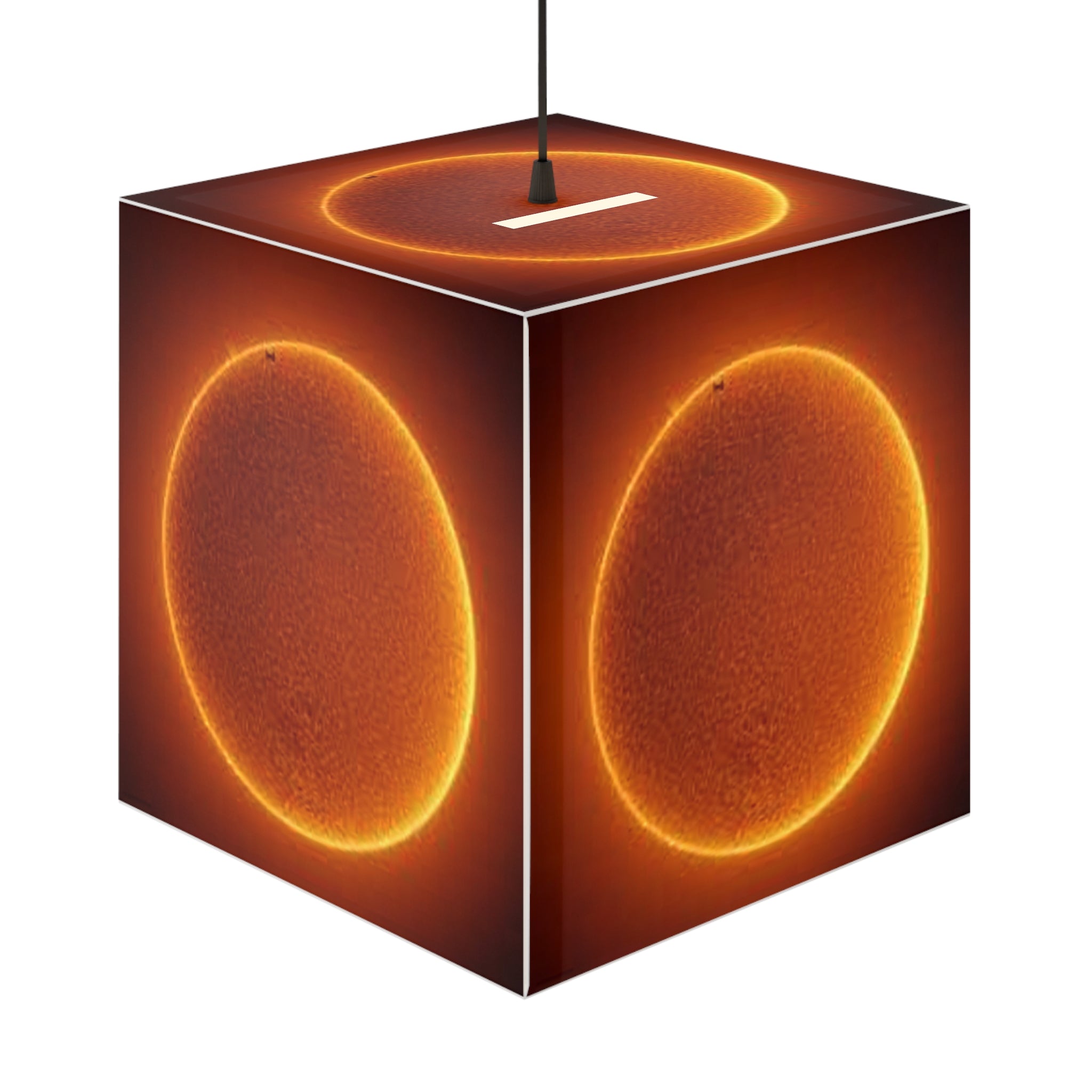 Solar Ring Sun Image Light Cube Lamp | Space Nebula Home Decor