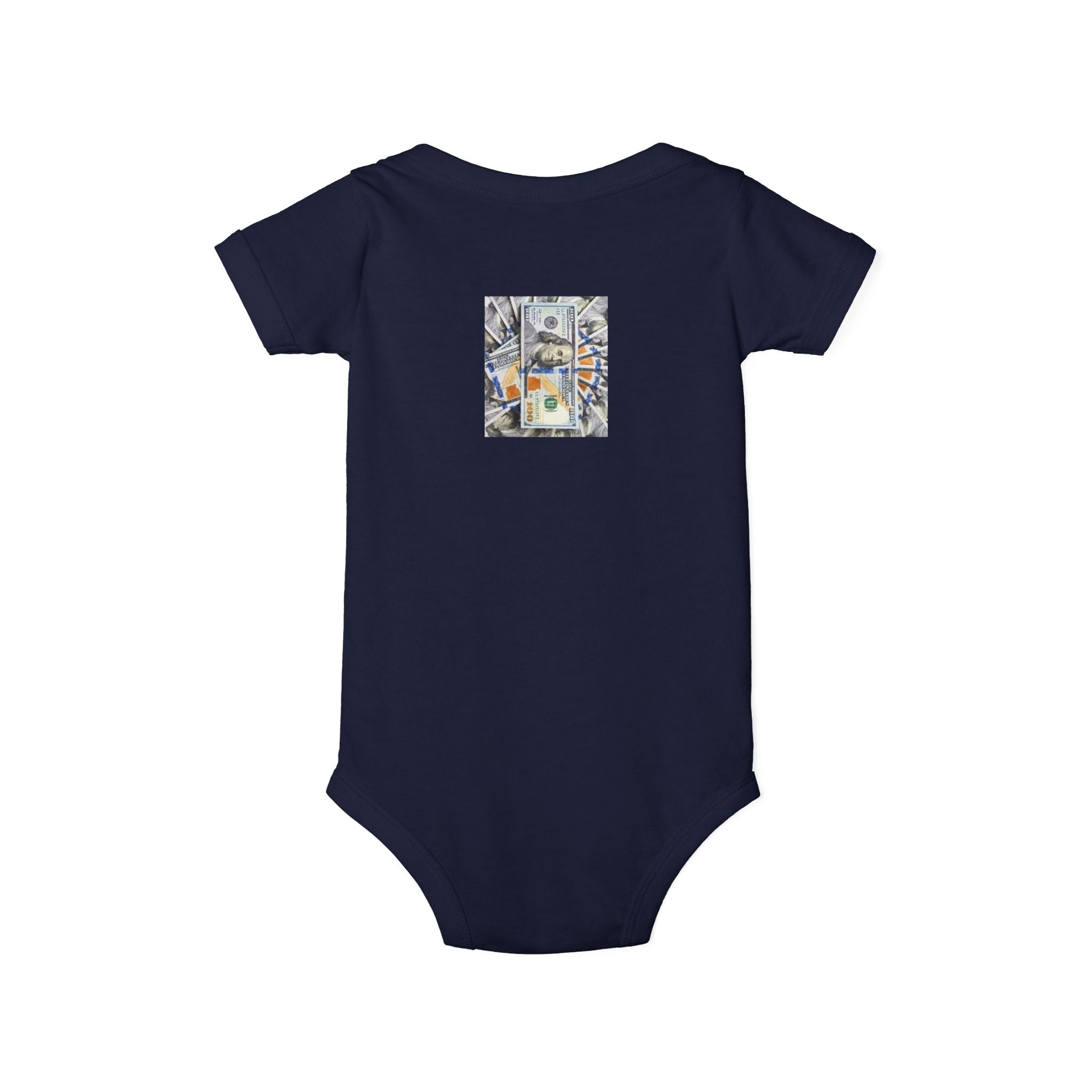 Money Infant Jersey One Piece | Modern Art Baby Bodysuit