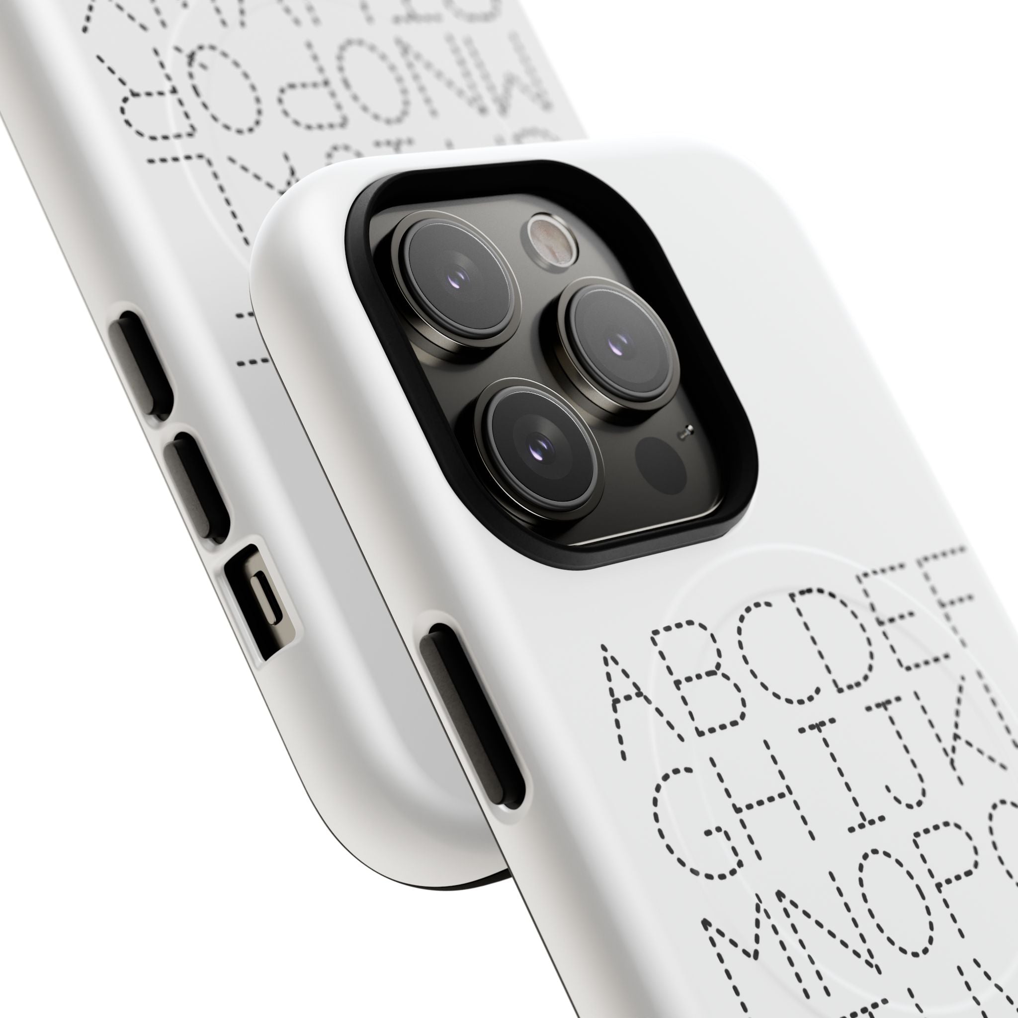 Dotted Alphabet Phone Case | Tough Magnetic Case