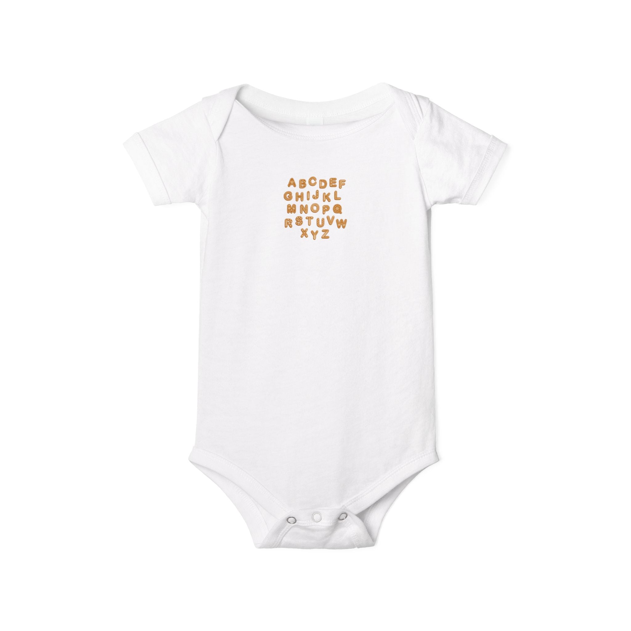 Body de bébé alphabétique manuscrit | Grenouillère