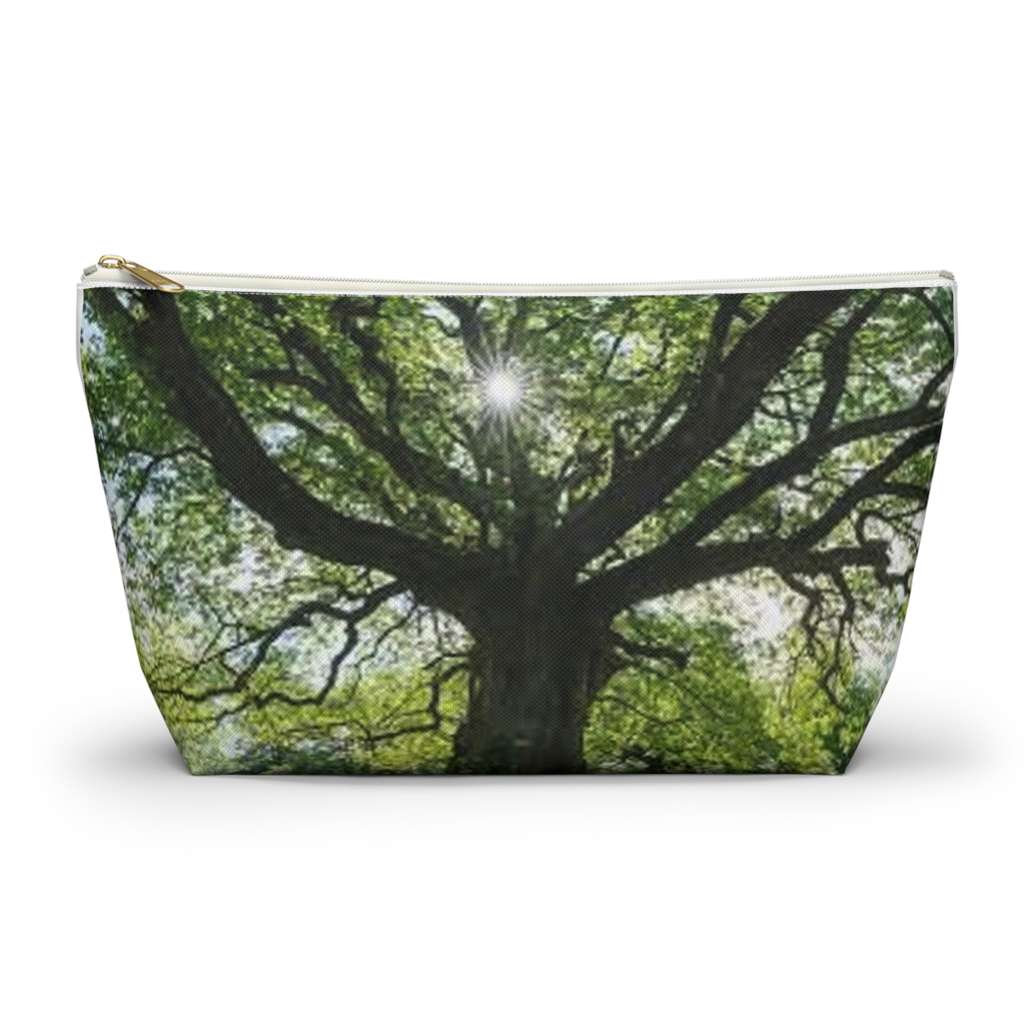 Sunlit Oak Tree Accessory Pouch | T-Bottom Makeup Bag