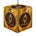 Ethereum Coin Light Cube Lamp | Crypto Decor, Blockchain Artwork