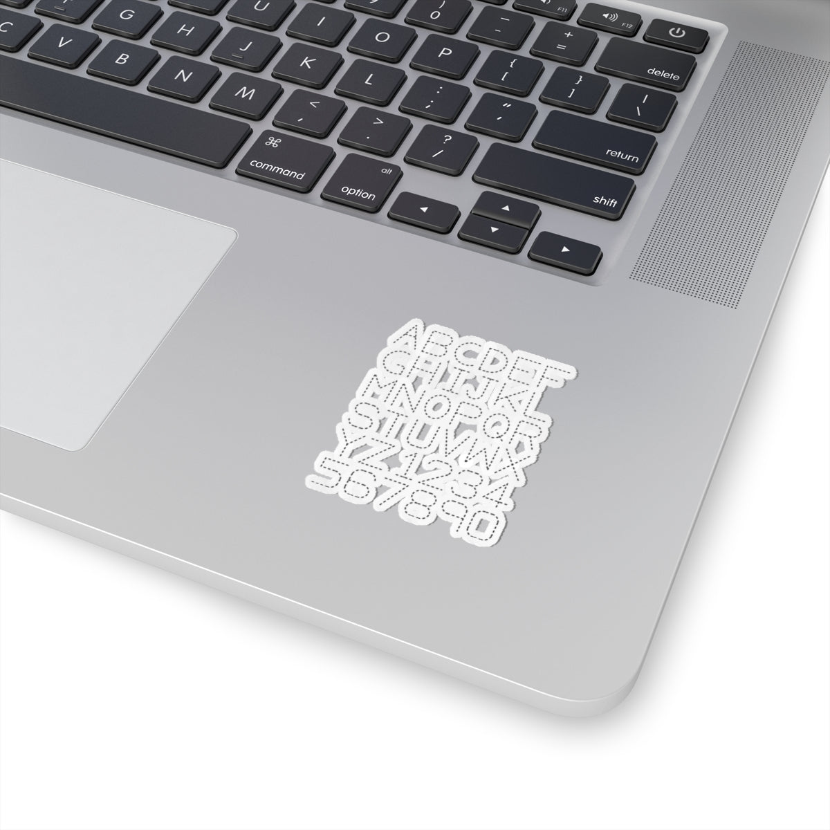 Dotted Outline Alphabet & Numbers Kiss-Cut Stickers | Alphabet Sticker Sheet