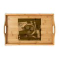 Engraved XRP Coin Bamboo Serving Tray |