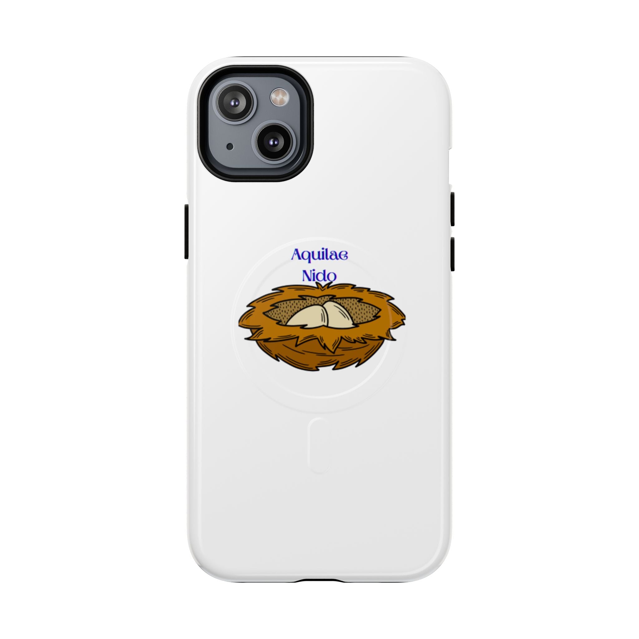 Coque de téléphone illustration nid d'oiseau | Coque magnétique robuste