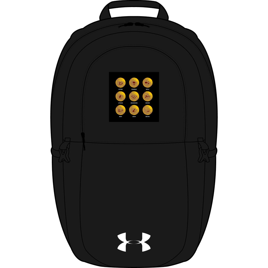 Cryptocurrency Icons Backpack Embroidery | Backpack