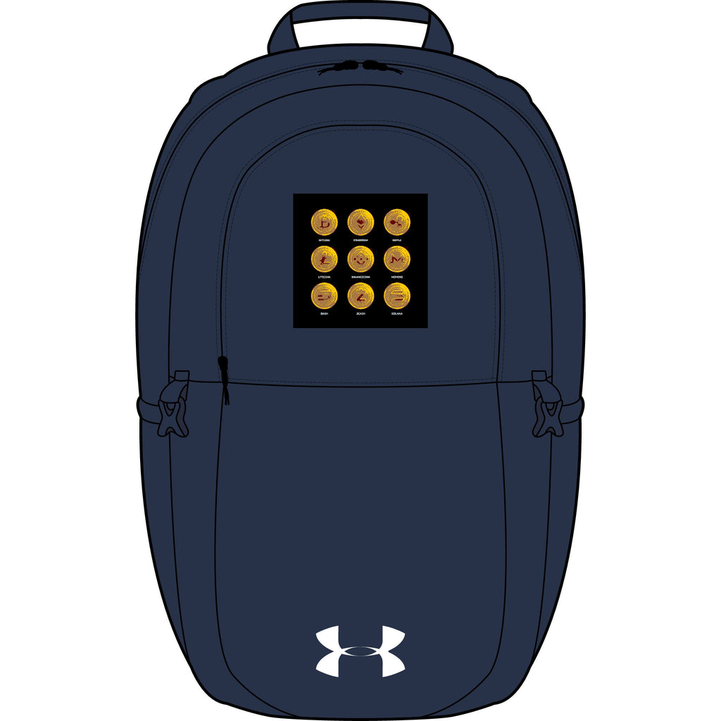Cryptocurrency Icons Backpack Embroidery | Backpack