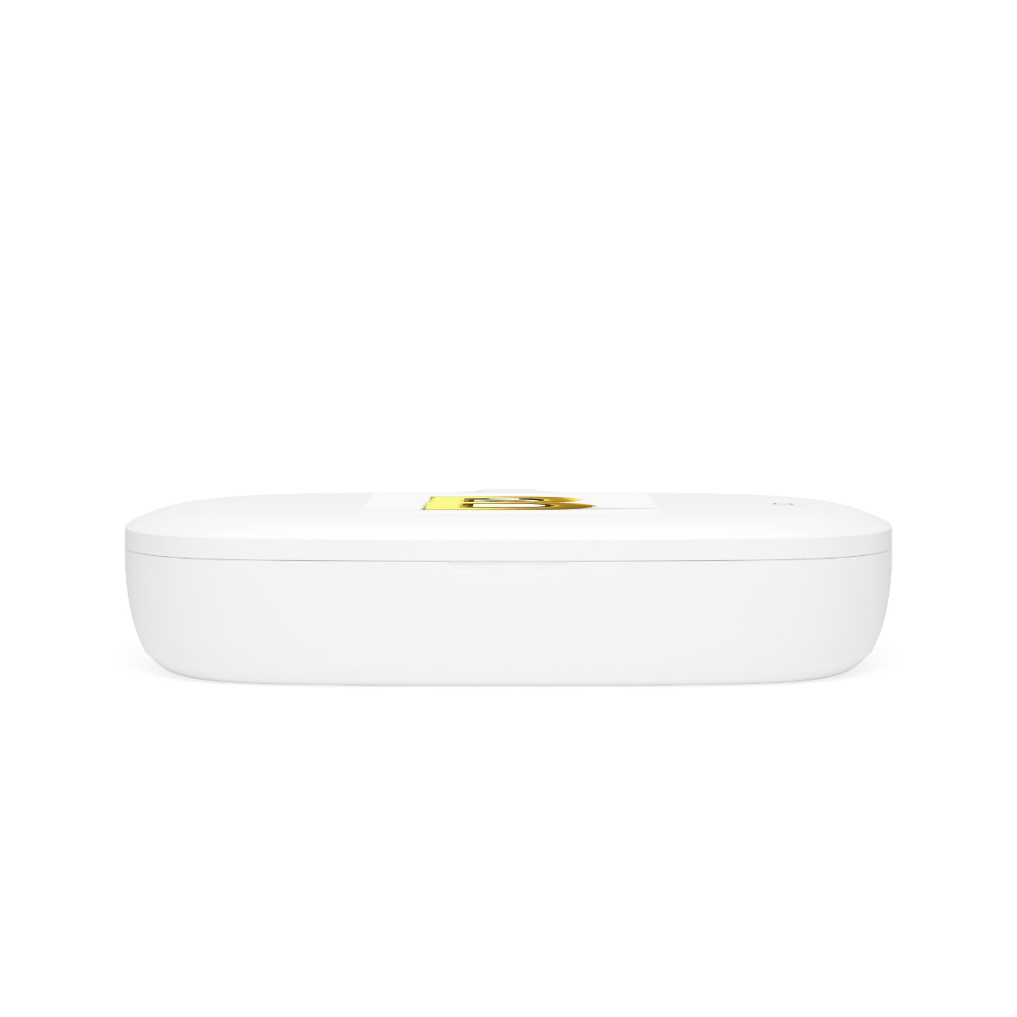 Gold Letter B Design UV Phone Sanitizer and Wireless Charging Pad