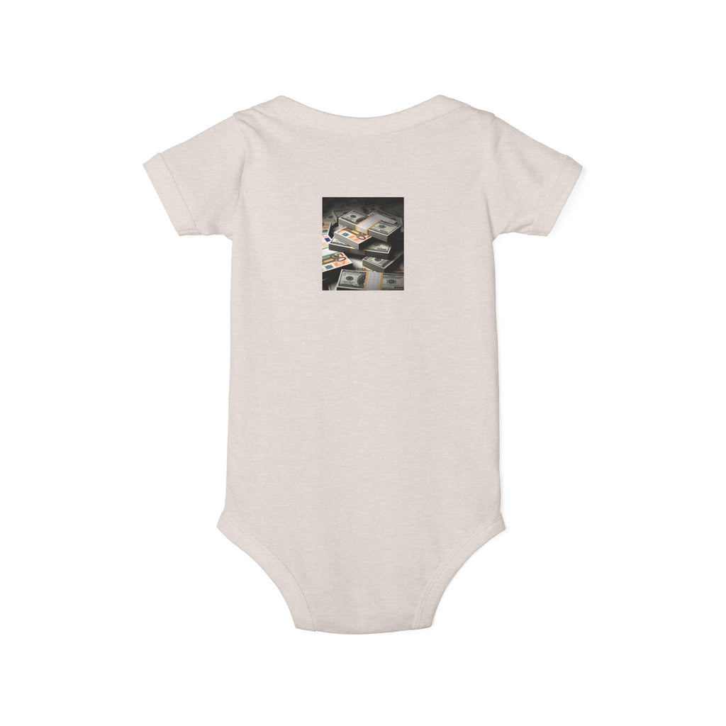 Stack Of Cash Infant Onesie | Baby Bodysuit Photography Print