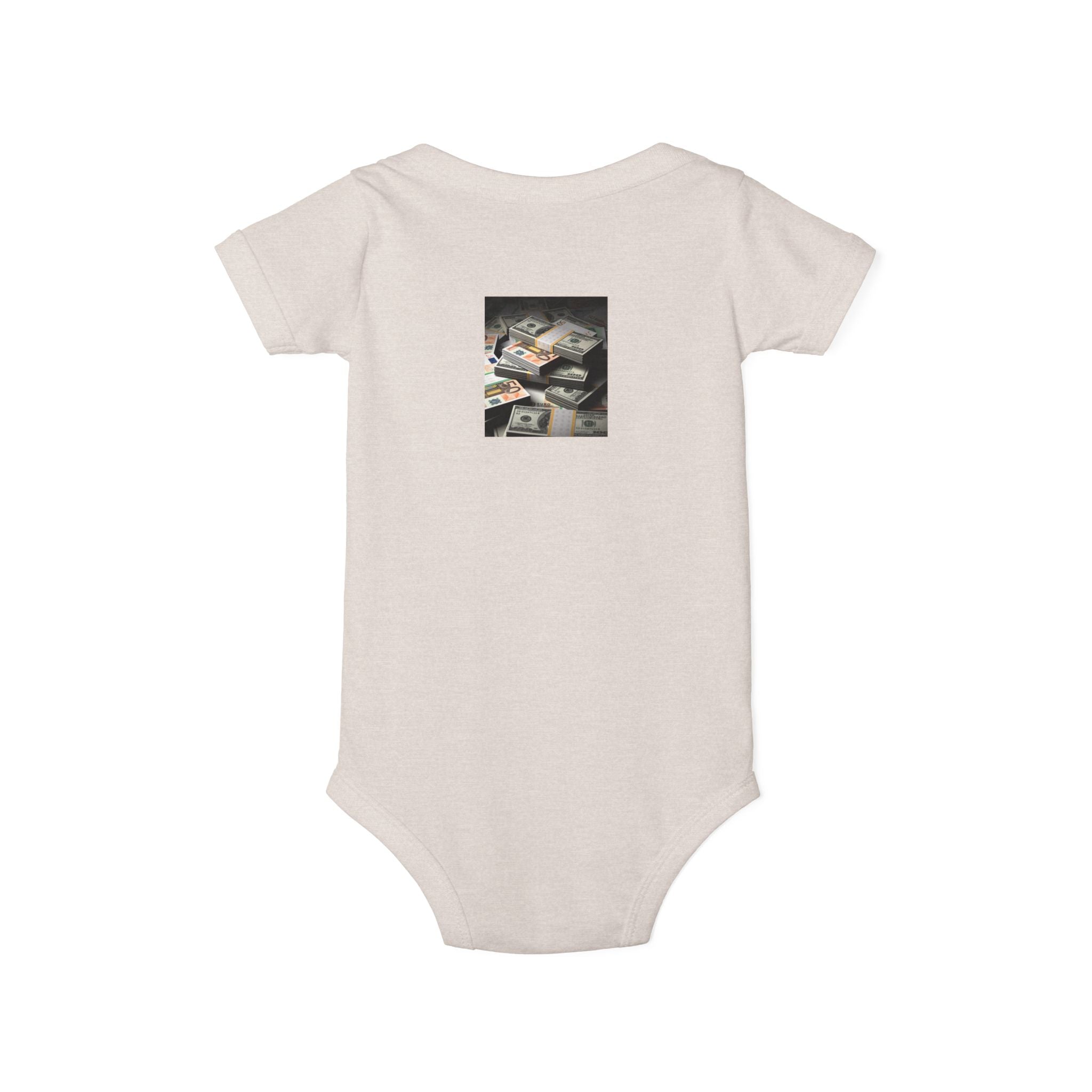 Stack Of Cash Infant Onesie | Baby Bodysuit Photography Print