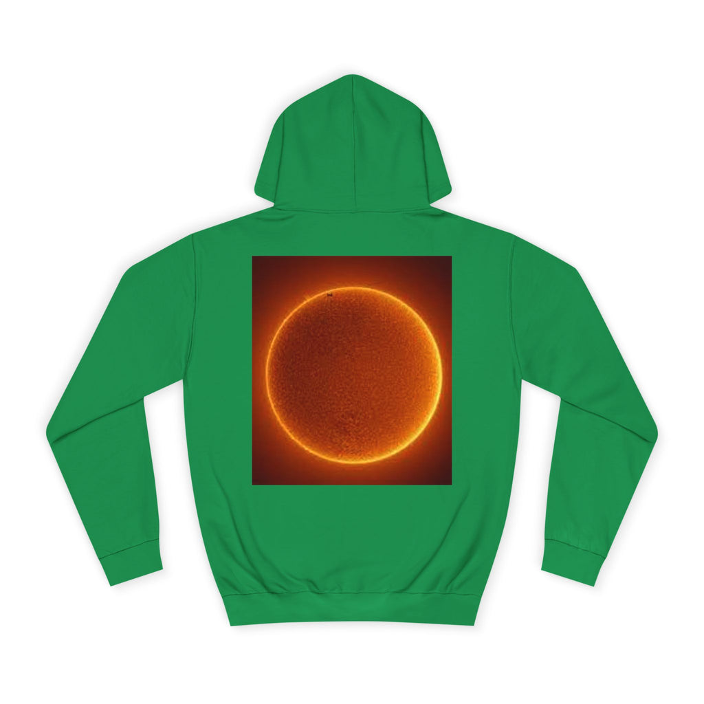 Fiery Solar Ring Hoodie | Sun Eclipse Graphic, Space Astronomy Sweatshirt