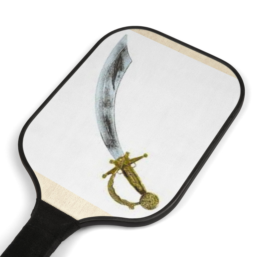 Pirate Cutlass Illustration Pickleball Paddle Set | Pickleball Kit