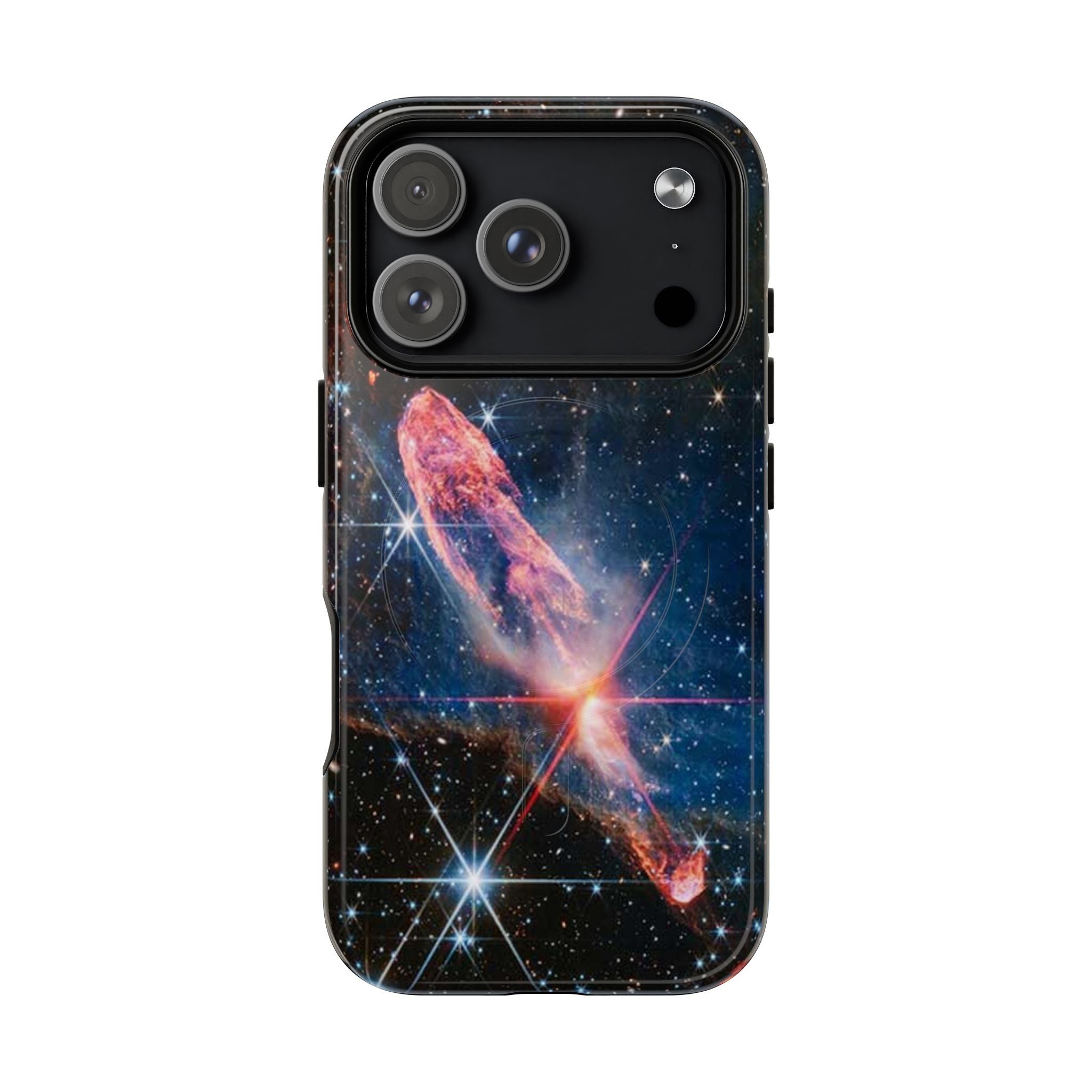 Coque de téléphone Nébuleuse Cosmique | Coque magnétique robuste, motif Galaxie spatiale