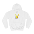 Gold 3D Letter V Hoodie | Initial V Sweatshirt, Monogram Lettering