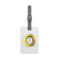 Gold Letter O Illustration Luggage Tag | Saffiano Polyester Rectangle