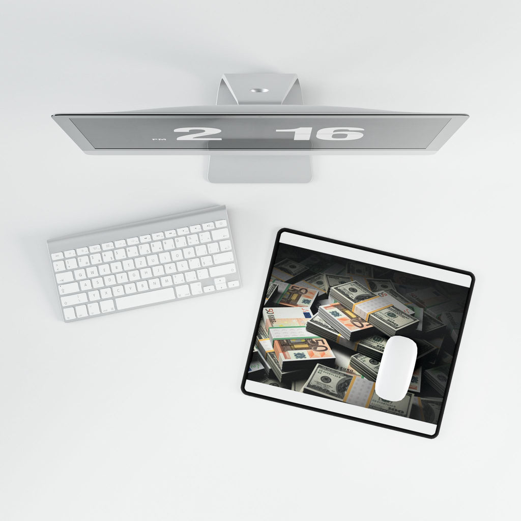 Stacks of Money Desk Mat | Cash Pile Gaming Mouse Pad