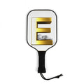 Gold 3D Letter E pickleball paddle | Pickleball Kit