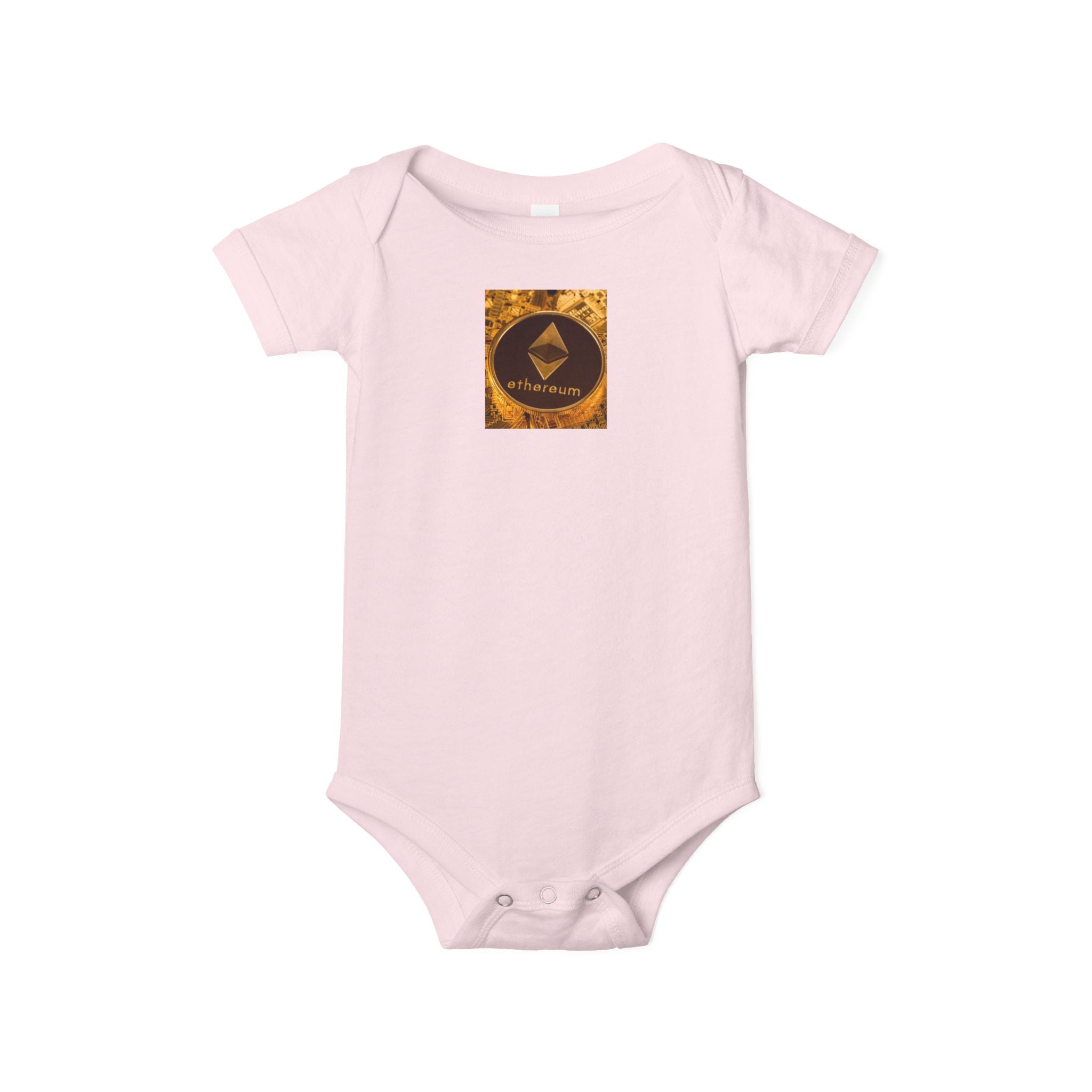 Grenouillère Bébé Logo Ethereum | Body Bébé Crypto