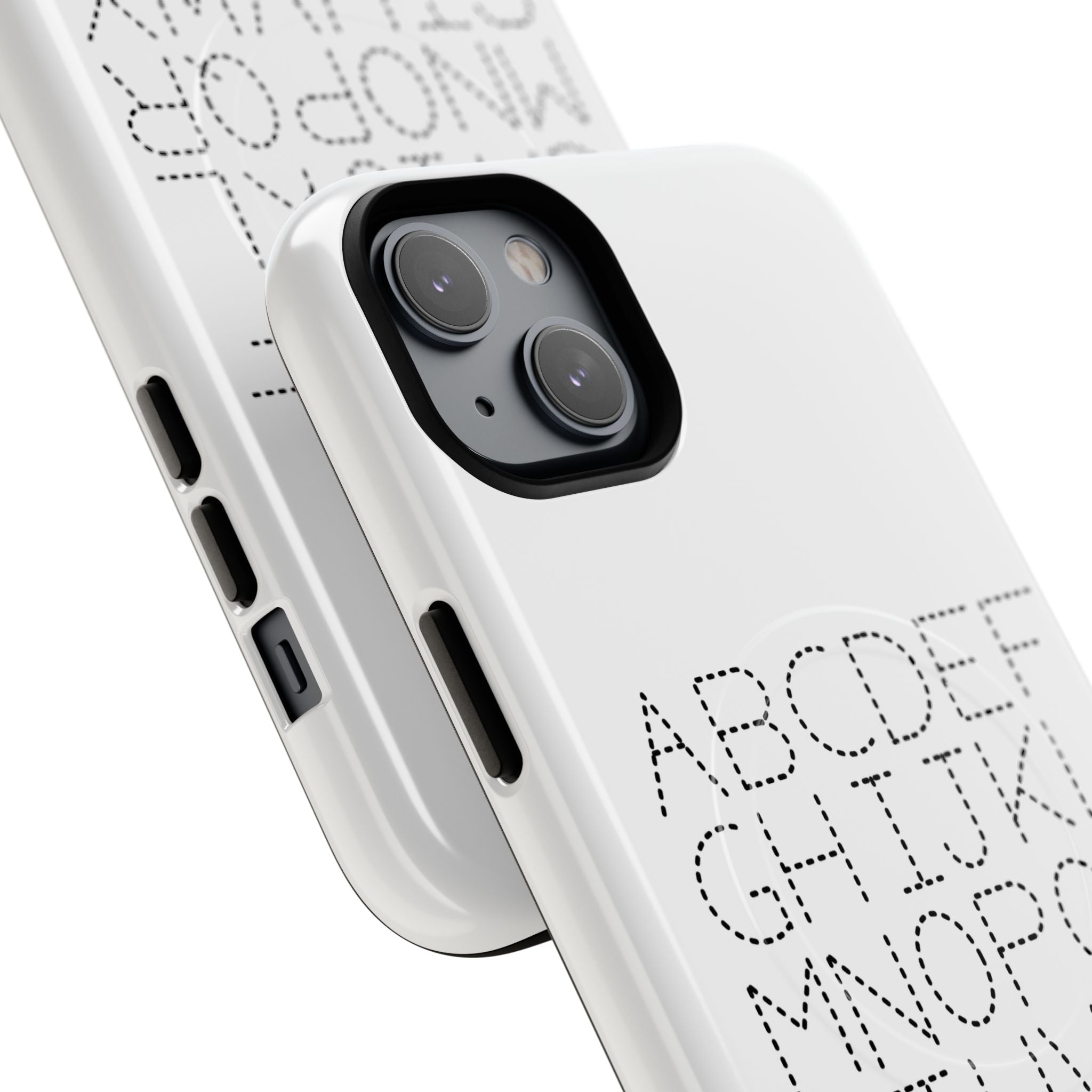 Dotted Alphabet Phone Case | Tough Magnetic Case