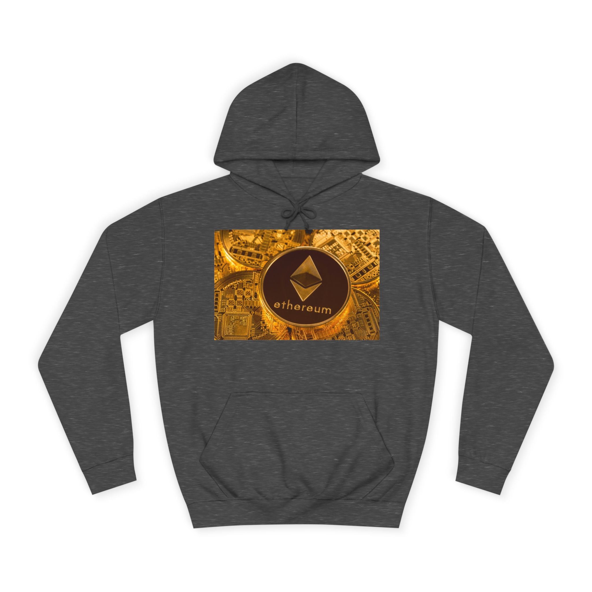 Sweat à capuche Ethereum Coin | Sweat-shirt logo Crypto, design Blockchain