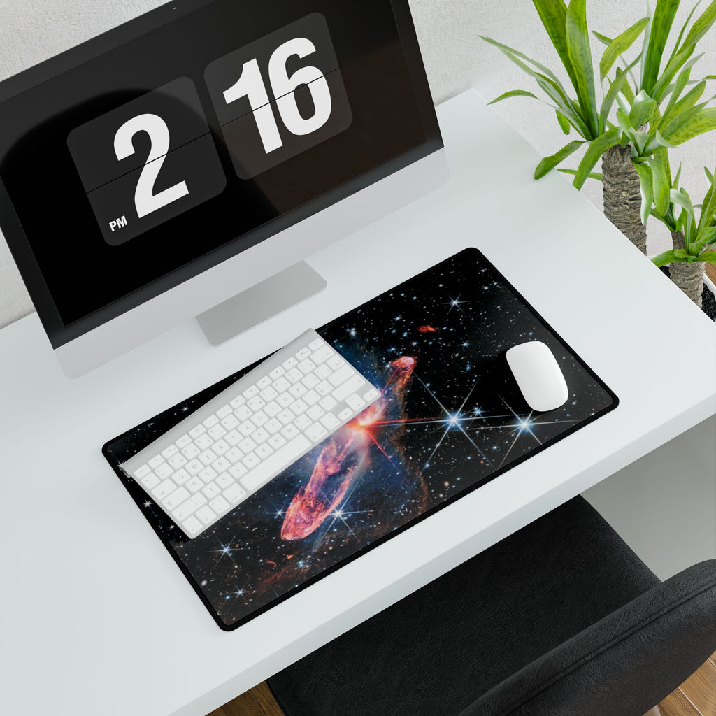 Galaxy Nebula Desk Mat | Space Stars Cosmic Mousepad