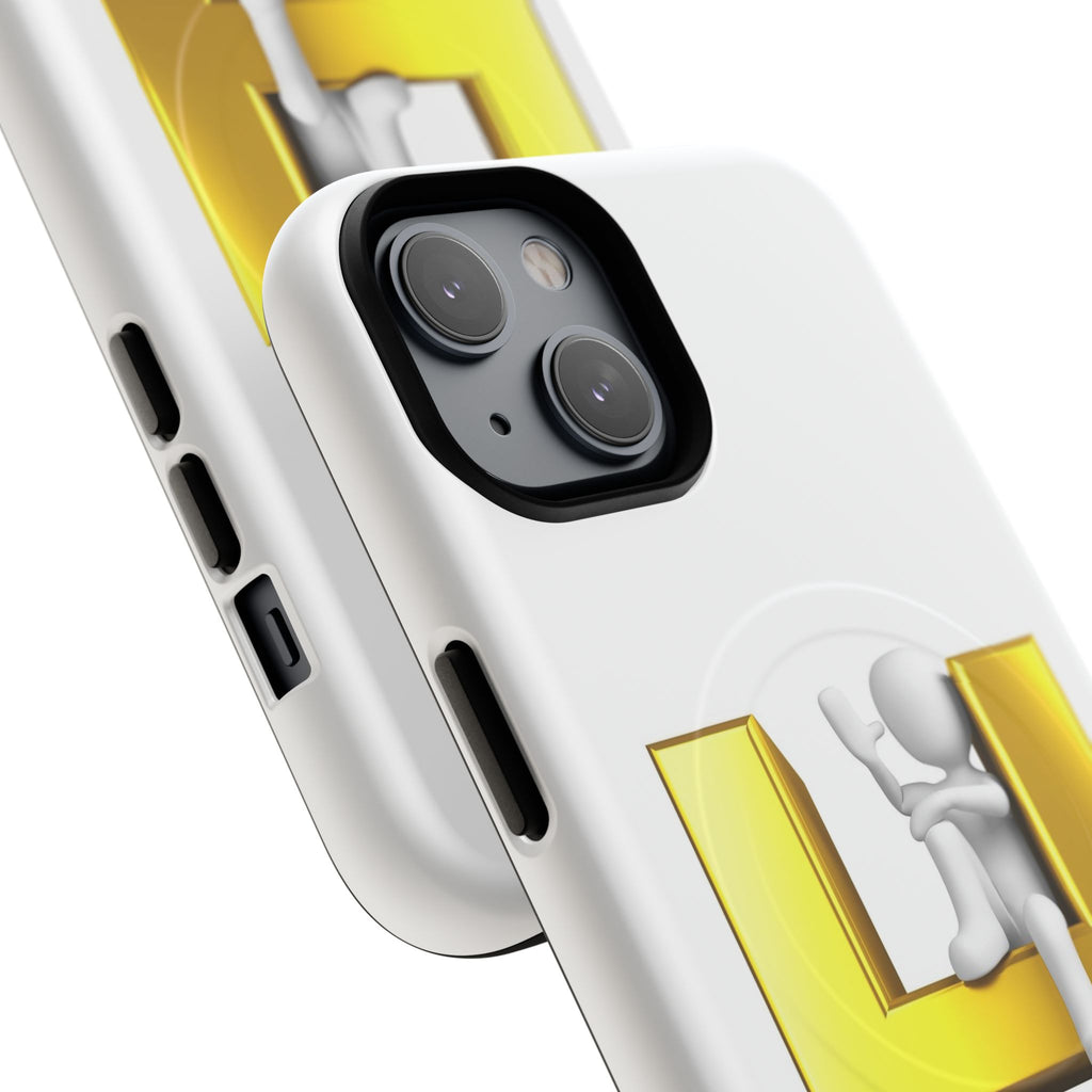 Gold Letter H Climber Phone Case | Tough Magnetic Case
