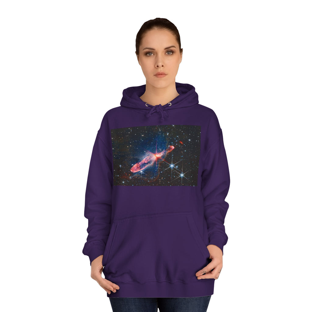 Nebula Space Photo Hoodie | Cosmic Galaxy Stars Astronautic Design