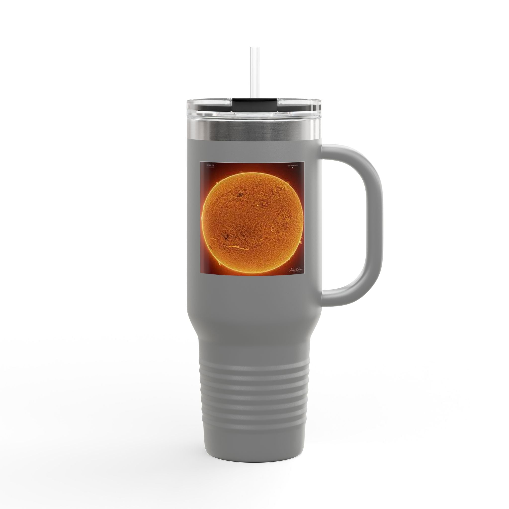 Sun Photo Travel Mug 40oz | Solar Disc Stainless Insulated Tumbler