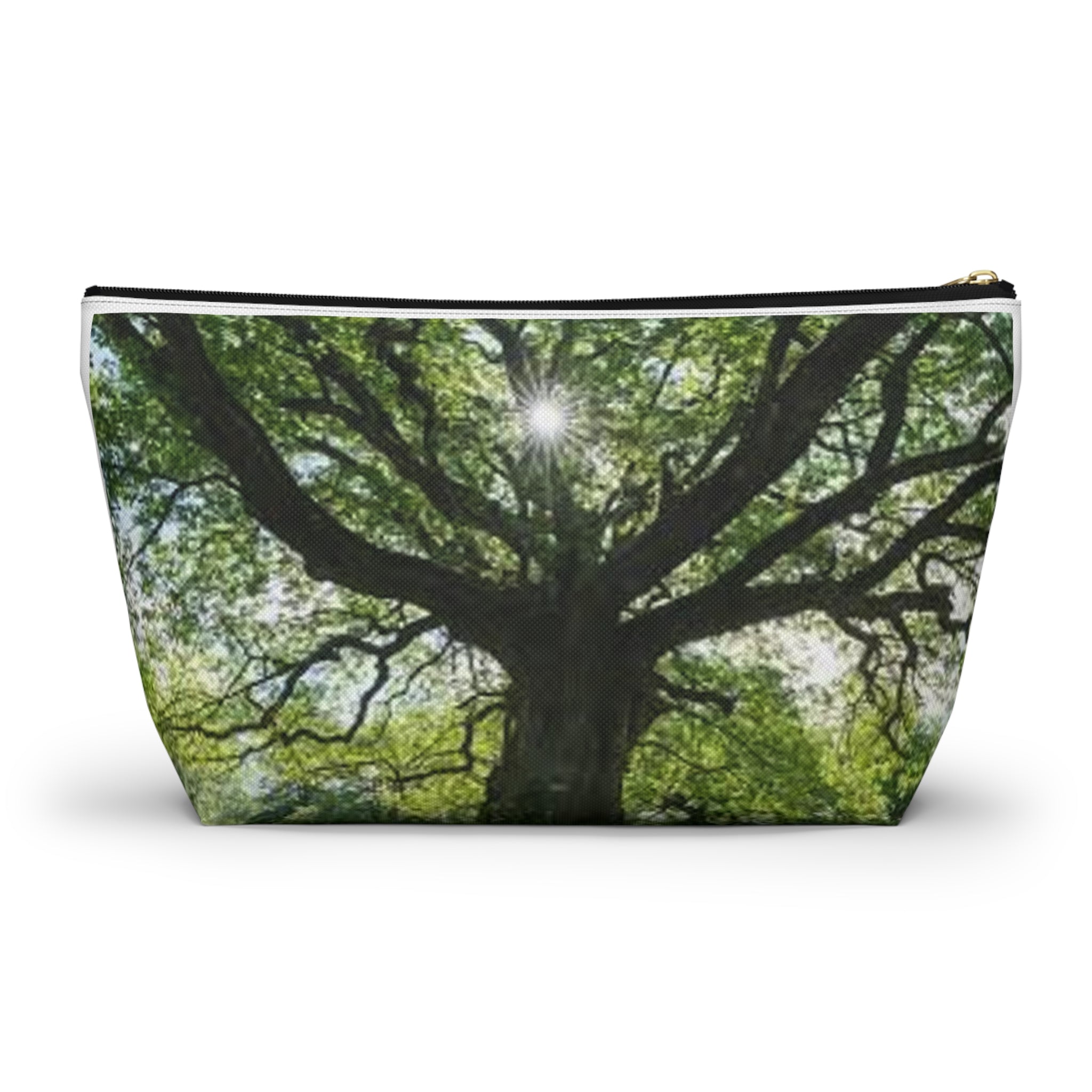 Sunlit Oak Tree Accessory Pouch | T-Bottom Makeup Bag