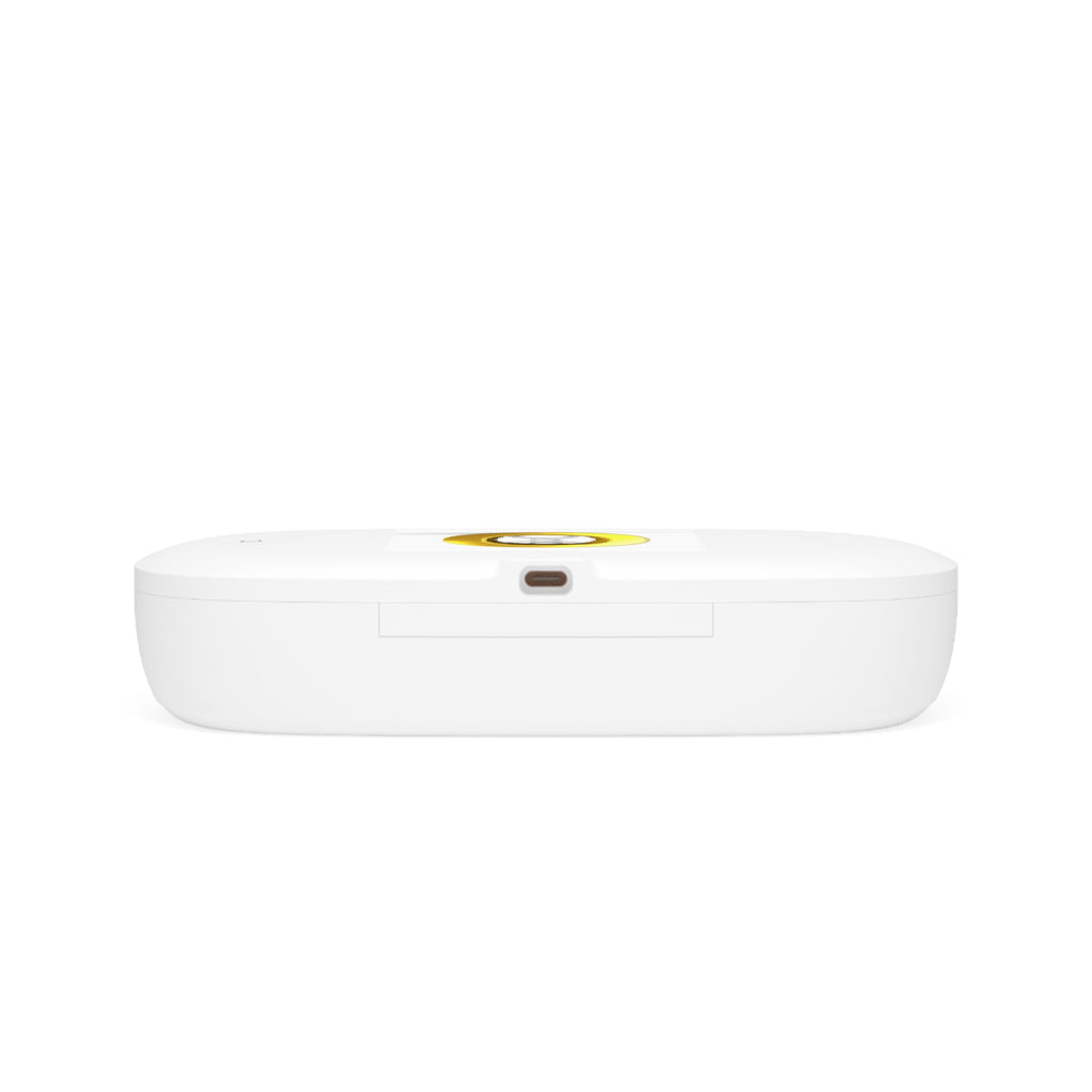 Gold Letter O | UV Phone Sanitizer and Wireless Charging Pad | Portable Phone Sterilizer