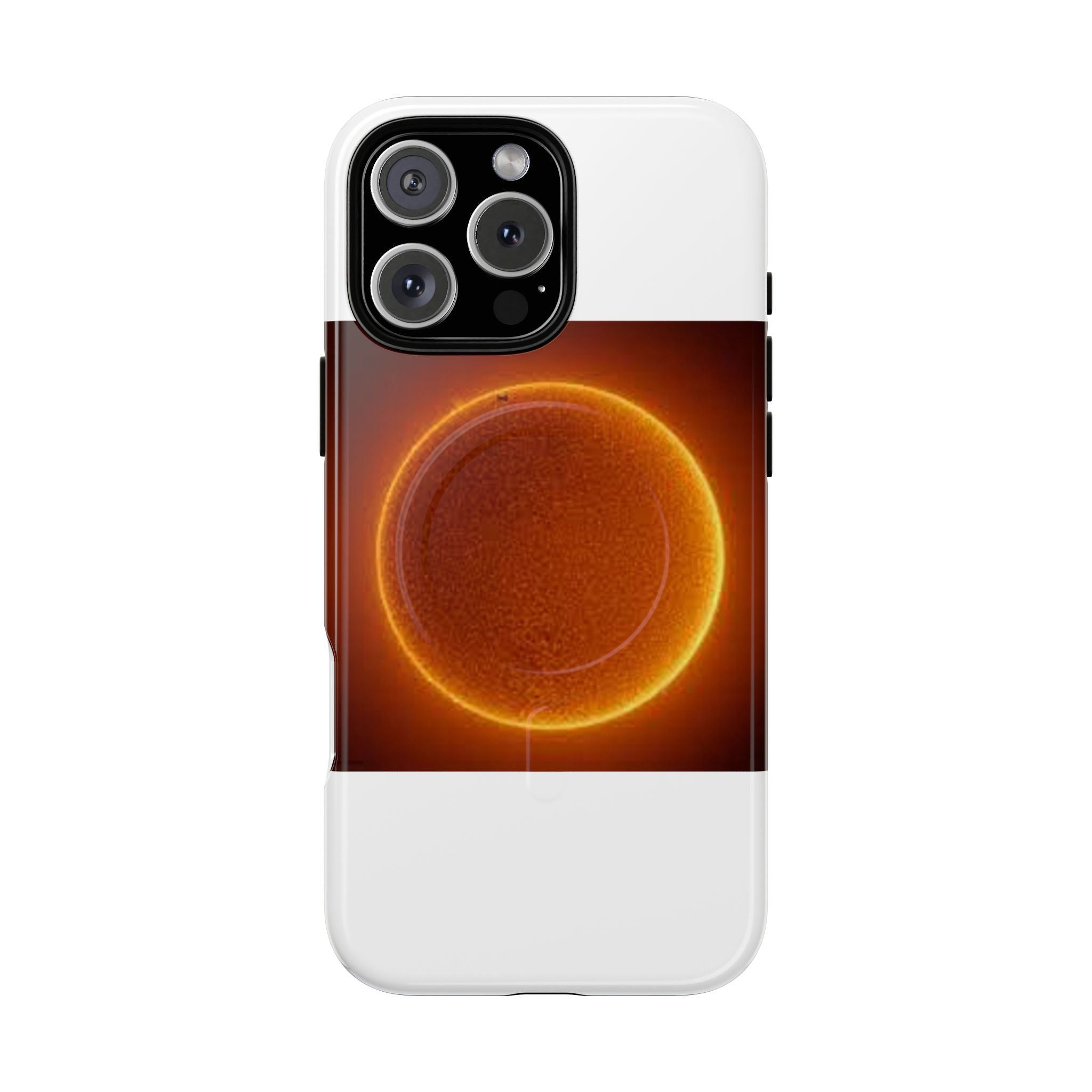 Coque de téléphone luminescente pour éclipse solaire | Coque magnétique résistante