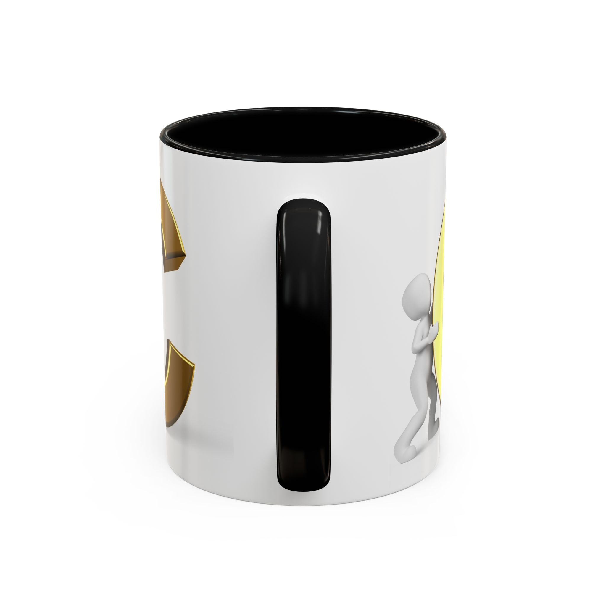 Tasse mit goldenem Buchstaben C | Akzent-Kaffeetasse, Initialbuchstabe C