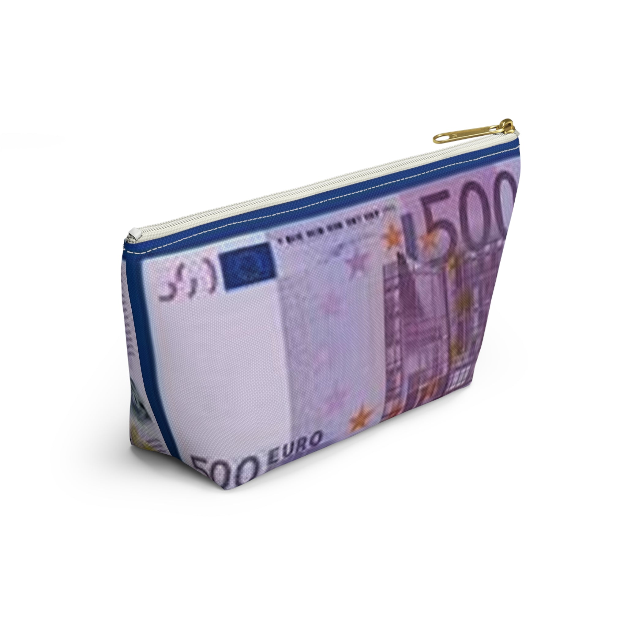 500 Euro Bill Accessory Pouch | Money Print Cosmetic Bag