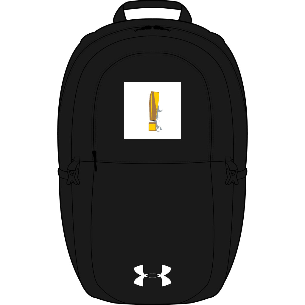 Exclamation Mark with Cracked Design Backpack | Embroidered