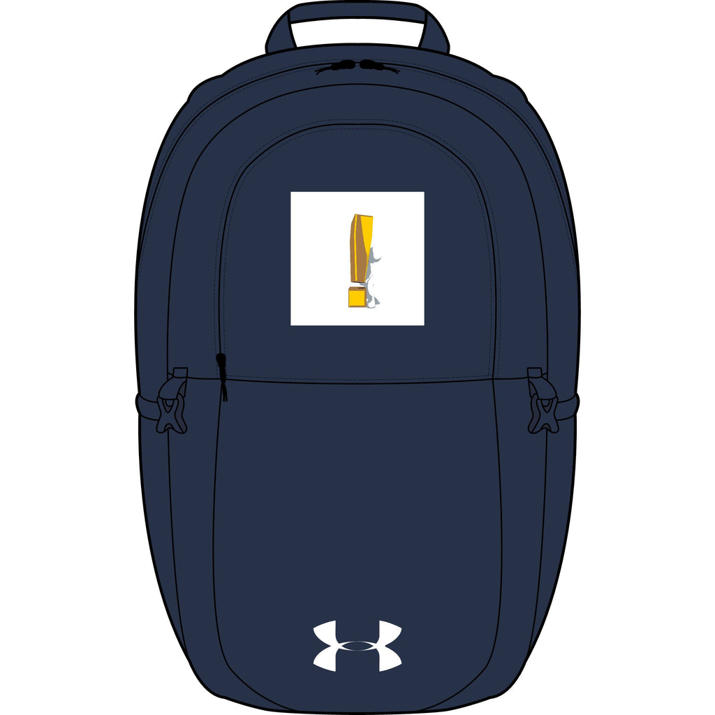 Exclamation Mark with Cracked Design Backpack | Embroidered