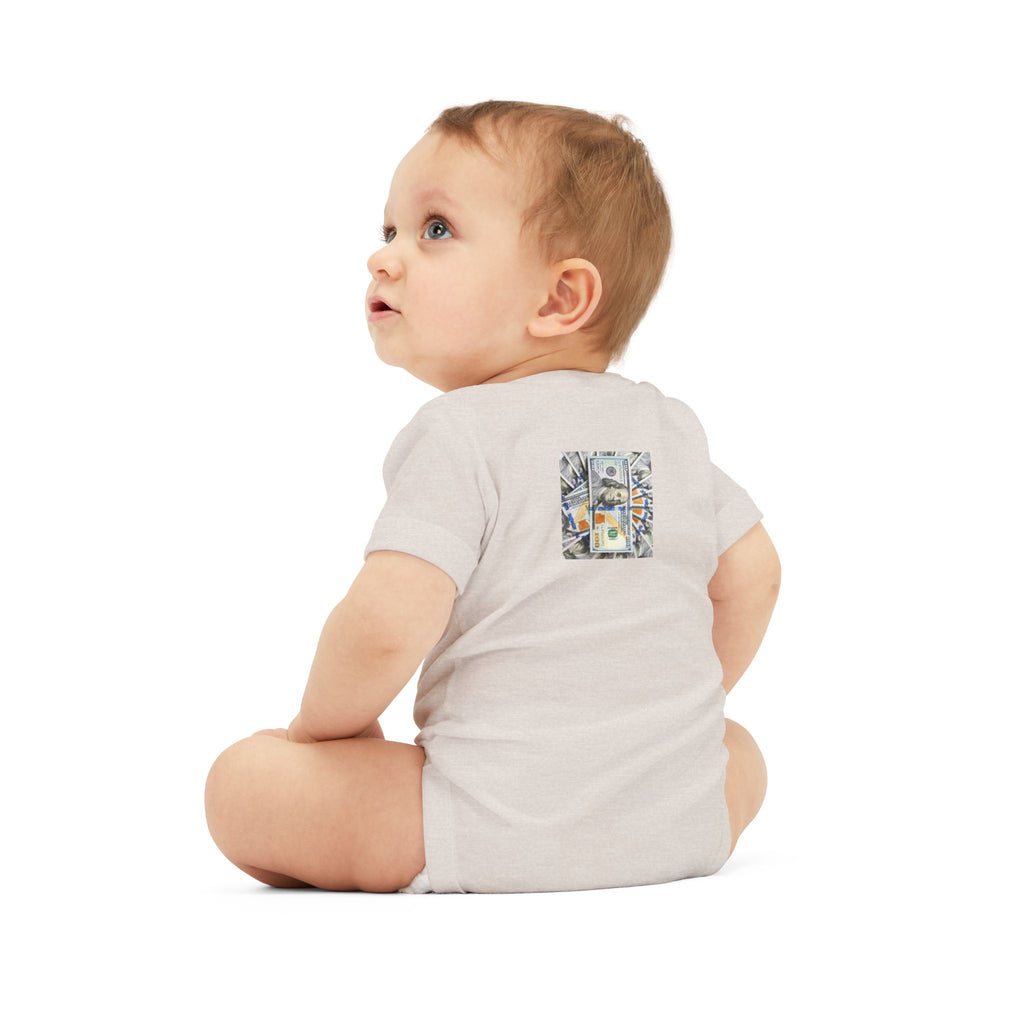 Money Infant Jersey One Piece | Modern Art Baby Bodysuit